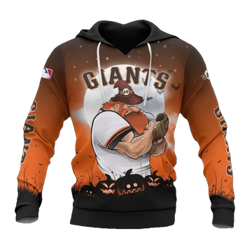 San Francisco Giants Mascot All Over Print Hoodie 1, MLB Hoodie Moonbestprint