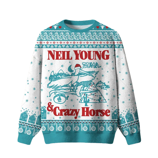 Neil Young & Crazy Horse Ugly Christmas Sweater 2025 – Moonbestprint