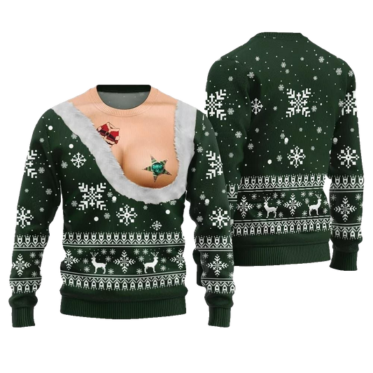 Naughty Ugly Sweater Christmas 2026 - Moonbestprint