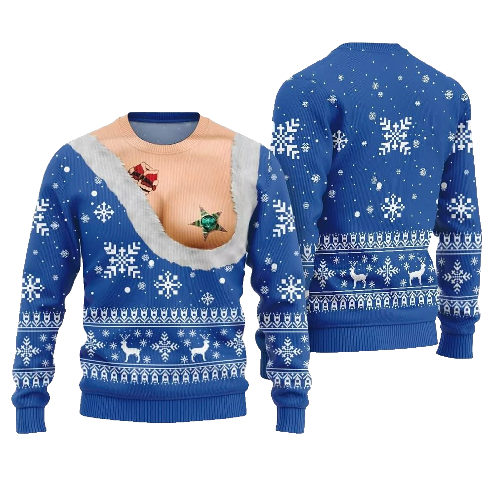 Naughty Ugly Sweater Christmas 2026 - Moonbestprint