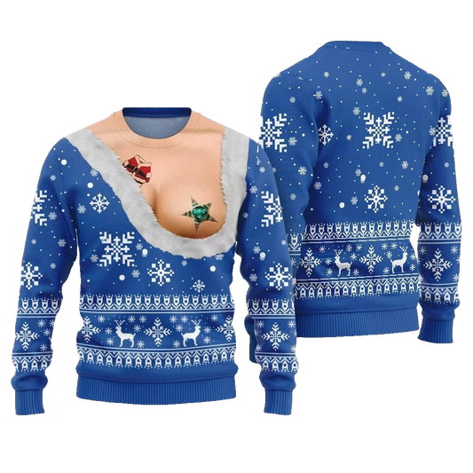 Naughty Ugly Sweater Christmas 2026 - Moonbestprint