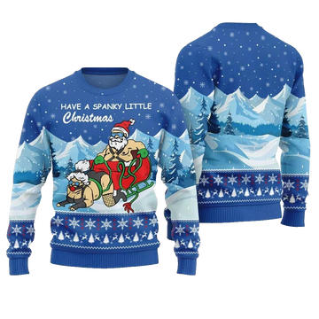 Naughty Santa Ugly Holiday Sweater - Moonbestprint