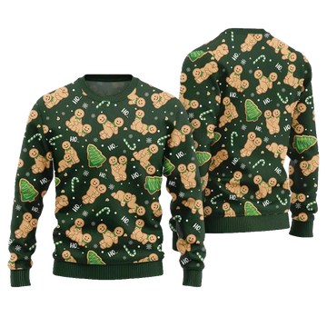 Naughty Gingerbread Ugly Sweater Christmas 2026 - Moonbestprint