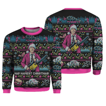 National Lampoons Vacation Hap Hapiest Christmas Sweater - Moonbestprint