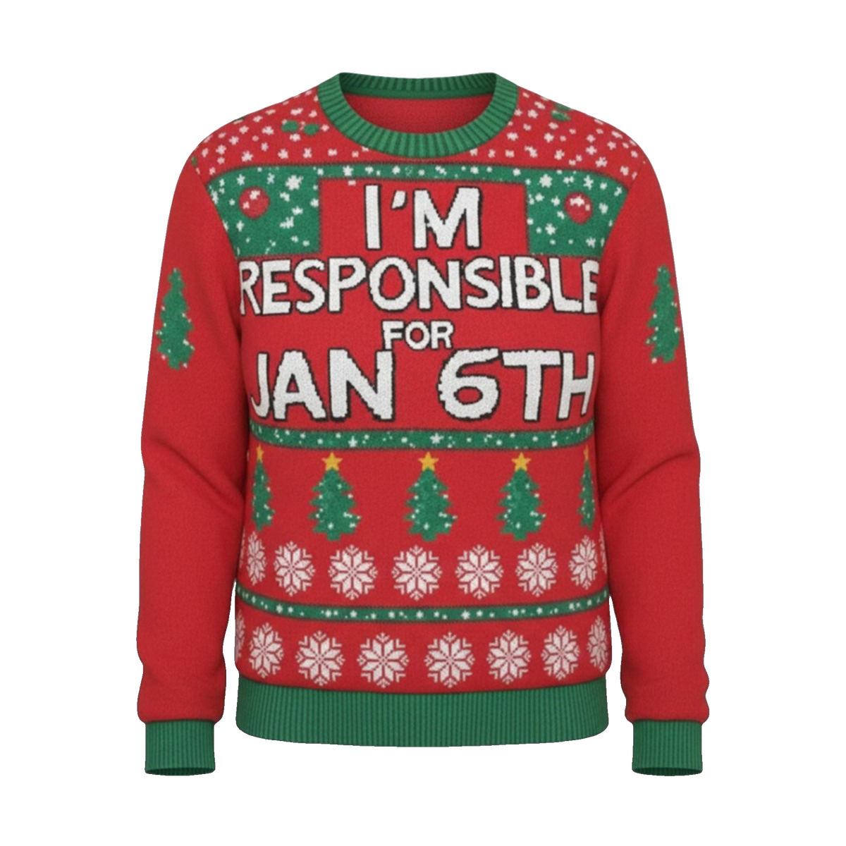 Nancy Pelosi I'm Responsible For Jan 6Th Christmas Ugly Sweater - Moonbestprint