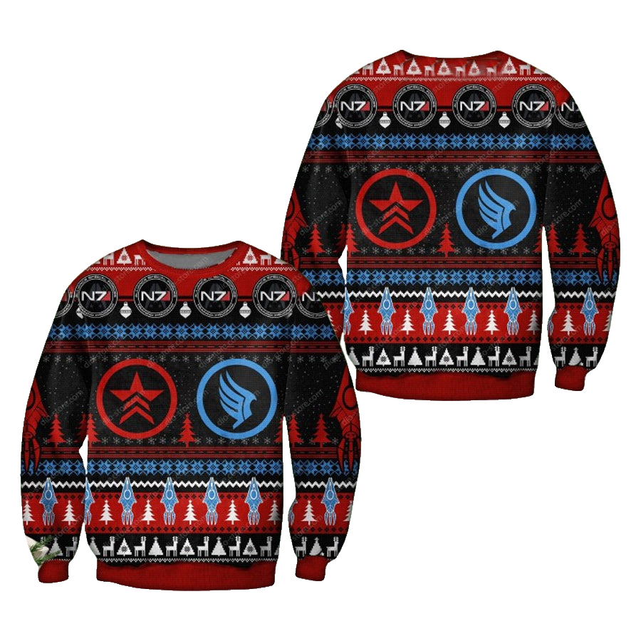 N7 Mass Effect Ugly Christmas Sweater – Moonbestprint
