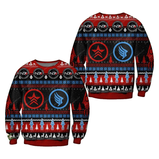 N7 Mass Effect Ugly Christmas Sweater – Moonbestprint