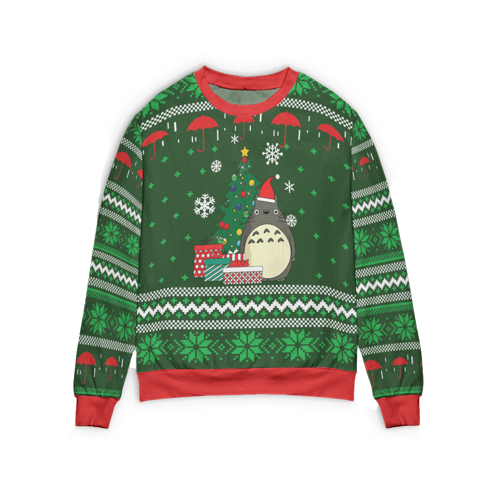 My Neighbor Totoro Green Ugly Christmas Sweater – Moonbestprint
