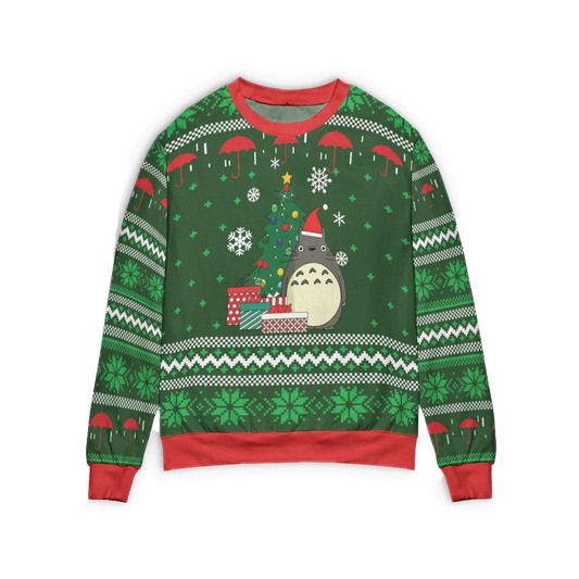 My Neighbor Totoro Green Ugly Christmas Sweater – Moonbestprint