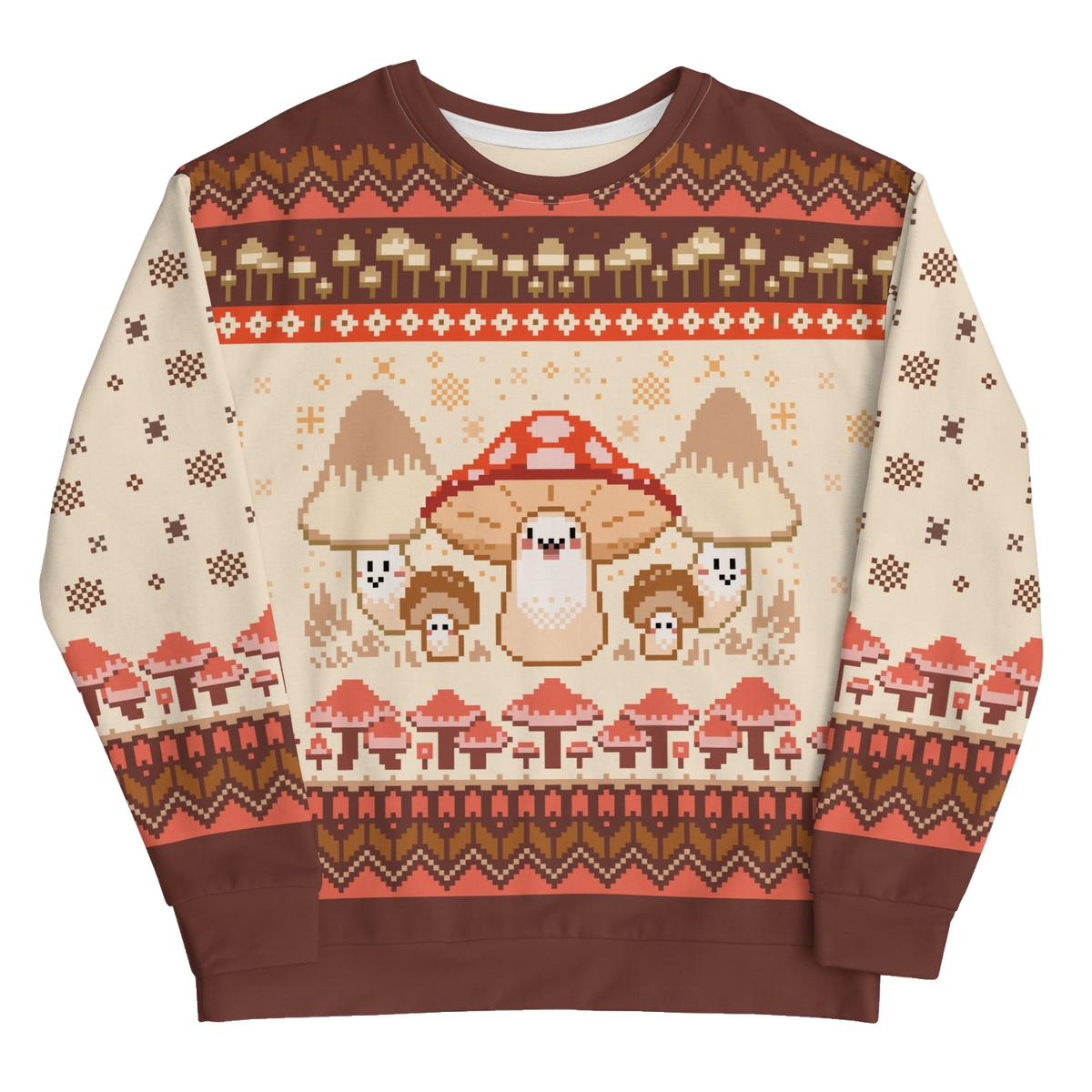 Mushroom Ugly Christmas Sweater – Moonbestprint