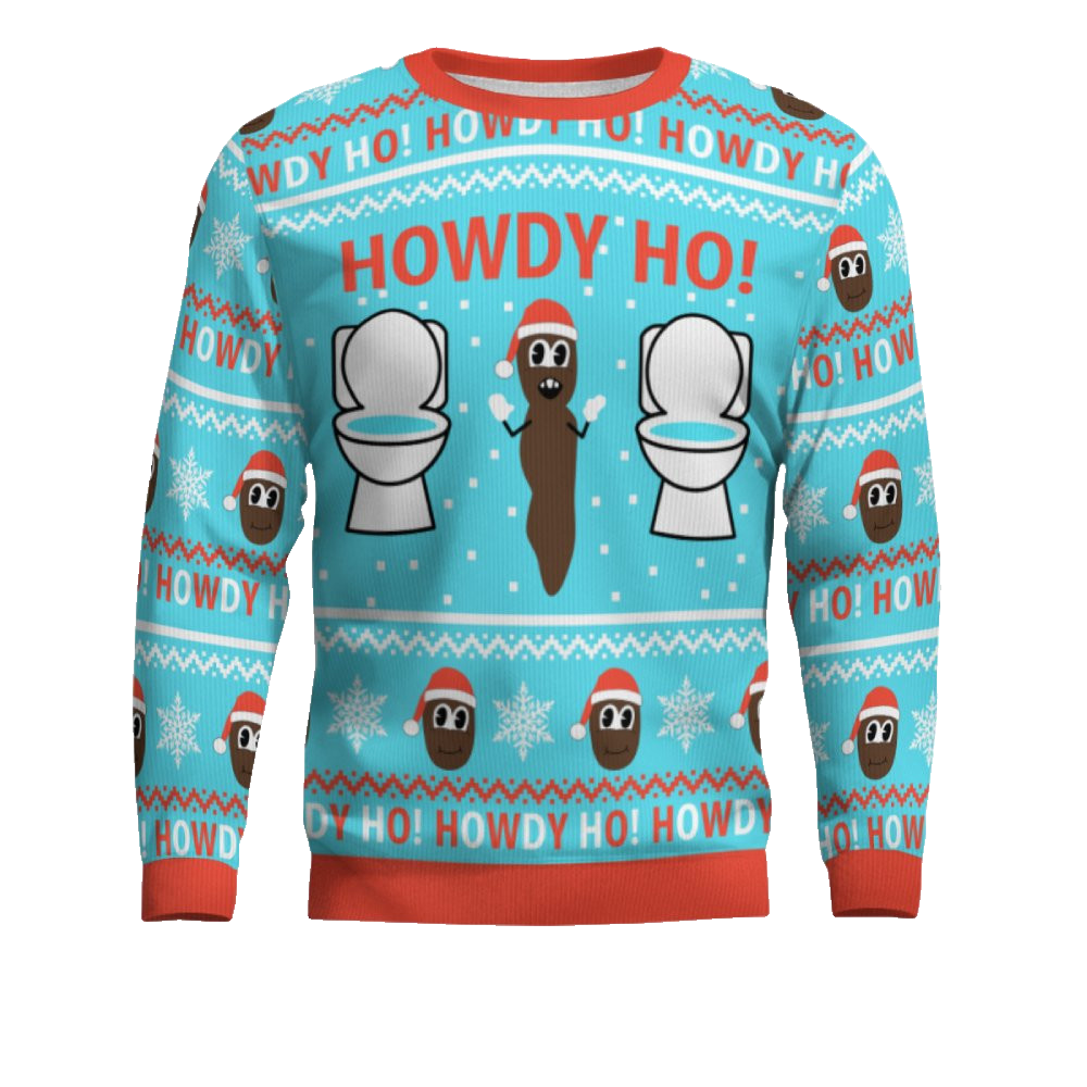 Mr Hankey Howdy Ho Ugly Christmas Sweater – Moonbestprint