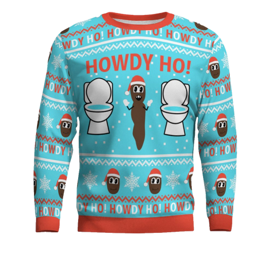 Mr Hankey Howdy Ho Ugly Christmas Sweater – Moonbestprint