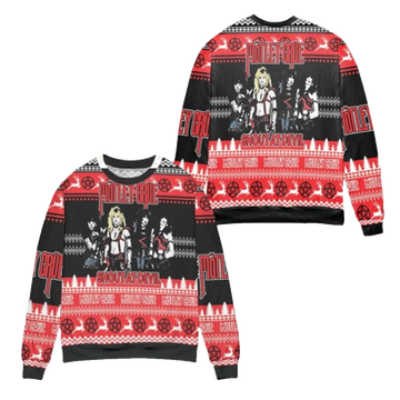 Motley Crue Band Shout At Devil Ugly Christmas Sweater – Moonbestprint