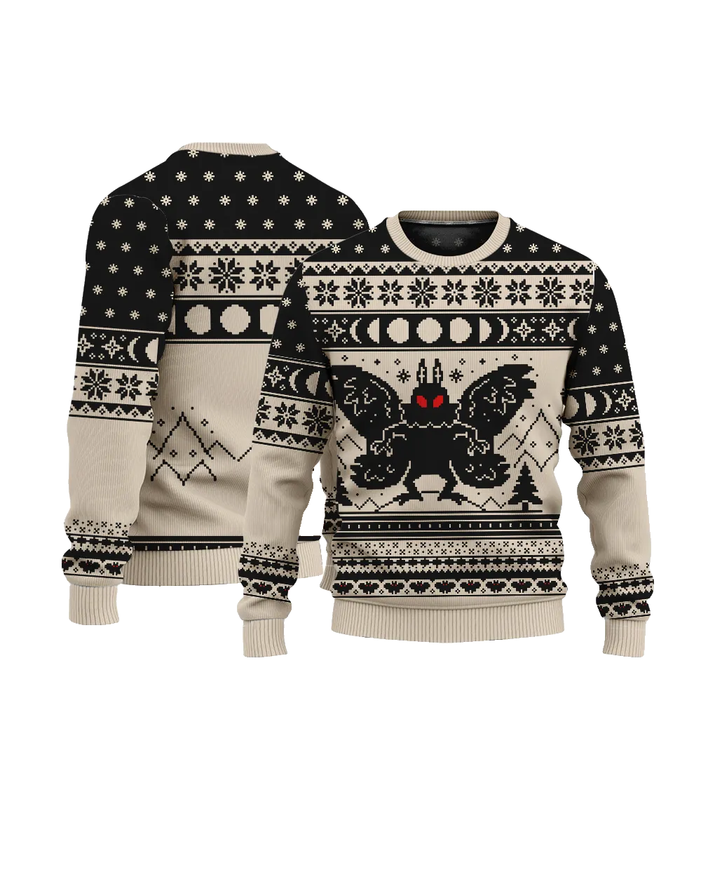 Mothman Ugly Christmas Sweater – Moonbestprint