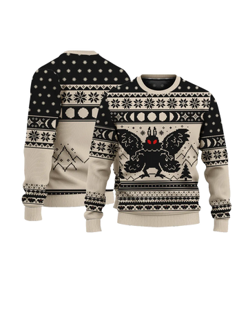 Mothman Ugly Christmas Sweater – Moonbestprint