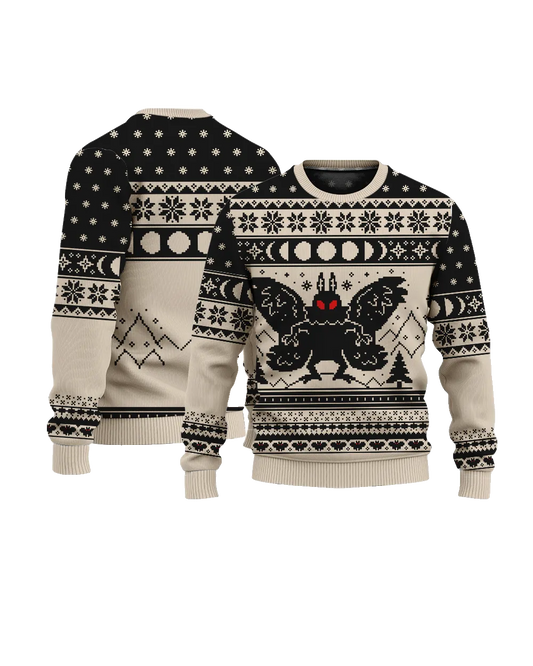 Mothman Ugly Christmas Sweater – Moonbestprint