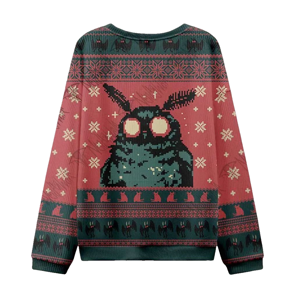 Mothman Ugly Sweater 2026 Christmas - Moonbestprint