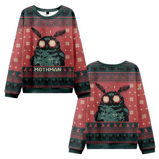 Mothman Ugly Sweater 2026 Christmas - Moonbestprint