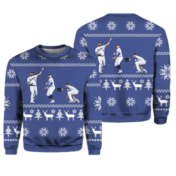 Mookie Freddie And David Dodger Ugly Christmas Sweater - Moonbestprint