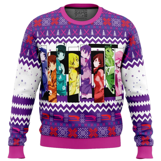 Monogatari Girls Bakemonogatari Ugly Christmas Sweater – Moonbestprint