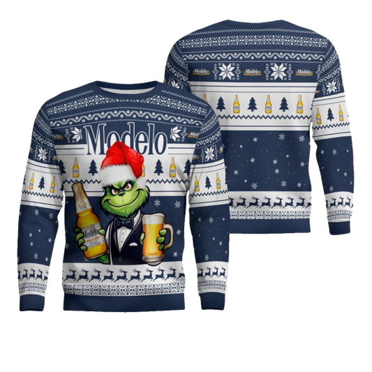 Modelo Grinch Christmas Ugly Sweater – Moonbestprint