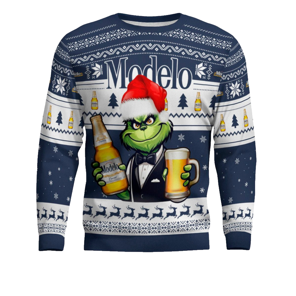 Modelo Grinch Christmas Ugly Sweater – Moonbestprint