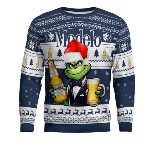 Modelo Grinch Christmas Ugly Sweater – Moonbestprint