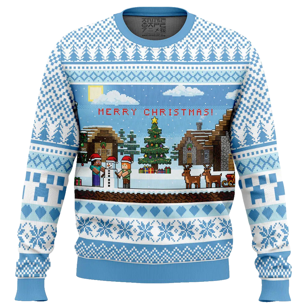 Minecraft Ugly Christmas Sweater 2025 – Moonbestprint