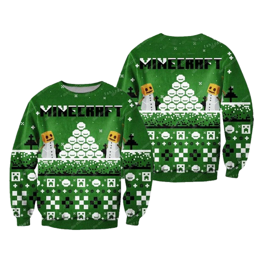 Minecraft Game Ugly Christmas Sweater – Moonbestprint
