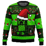 Minecraft Creeper Ugly Christmas Sweater – Moonbestprint