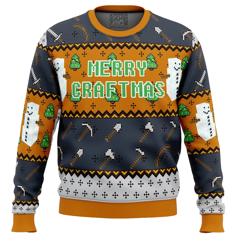 Minecraft Minecraftmas Ugly Christmas Sweater – Moonbestprint