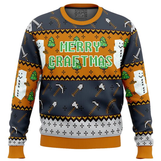 Minecraft Minecraftmas Ugly Christmas Sweater – Moonbestprint