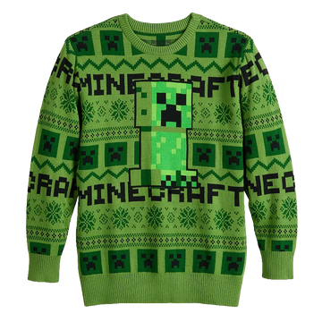 Minecraft Creeper Snow Attack Ugly Christmas Sweater – Moonbestprint