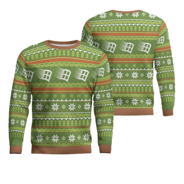Microsoft Windows Ugly Holiday Sweater Brown And Green 2025 – Moonbestprint