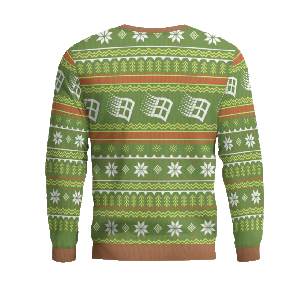 Microsoft Windows Ugly Holiday Sweater Brown And Green 2025 – Moonbestprint