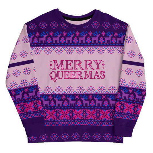Merry Queermas Ugly Christmas Sweater 2025 – Moonbestprint