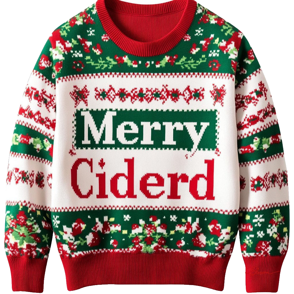 Merry Ciderd Ugly Christmas Sweater – Moonbestprint