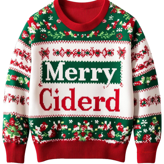 Merry Ciderd Ugly Christmas Sweater – Moonbestprint
