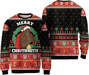 Merry Chrithmith Kith My Ath Christmas Ugly Christmas Sweater – Moonbestprint