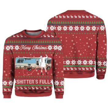 Merry Christmas Shitters Full Vacation Ugly Christmas Sweater – Moonbestprint