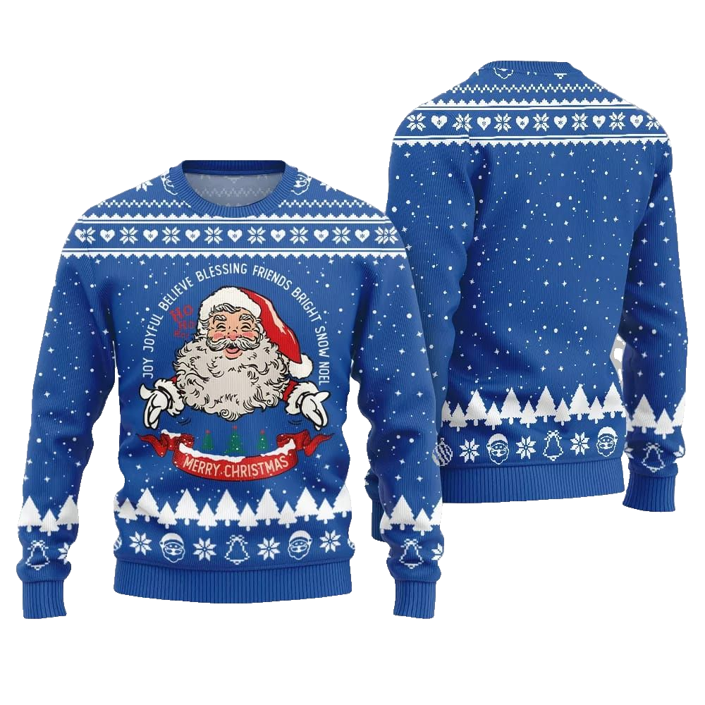 Merry Christmas Santa Ugly Sweater Christmas 2026 - Moonbestprint