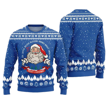Merry Christmas Santa Ugly Sweater Christmas 2026 - Moonbestprint