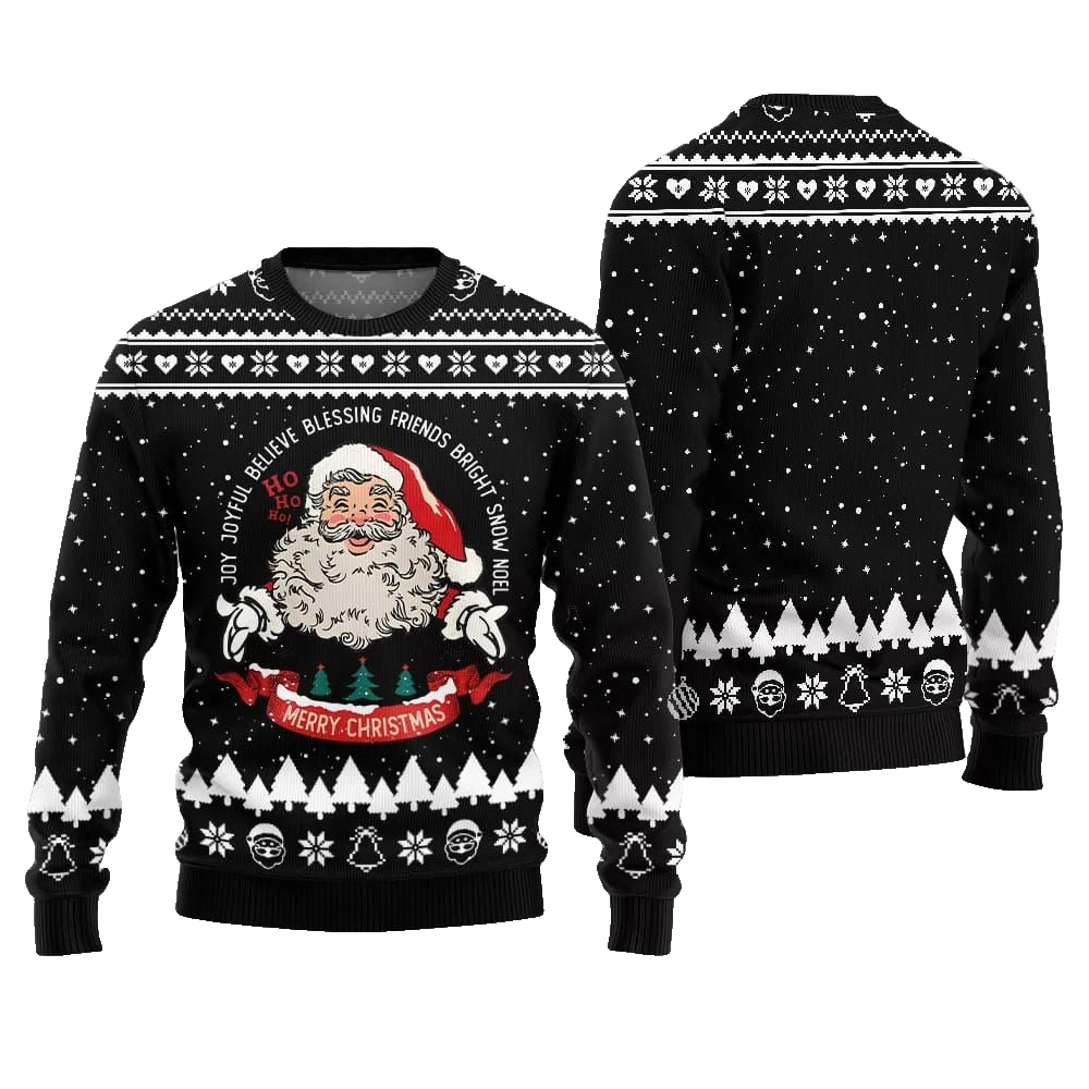 Merry Christmas Santa Ugly Sweater Christmas 2026 - Moonbestprint
