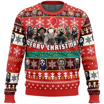 Merry Christmas Nightmares of Halloween Ugly Christmas Sweater – Moonbestprint