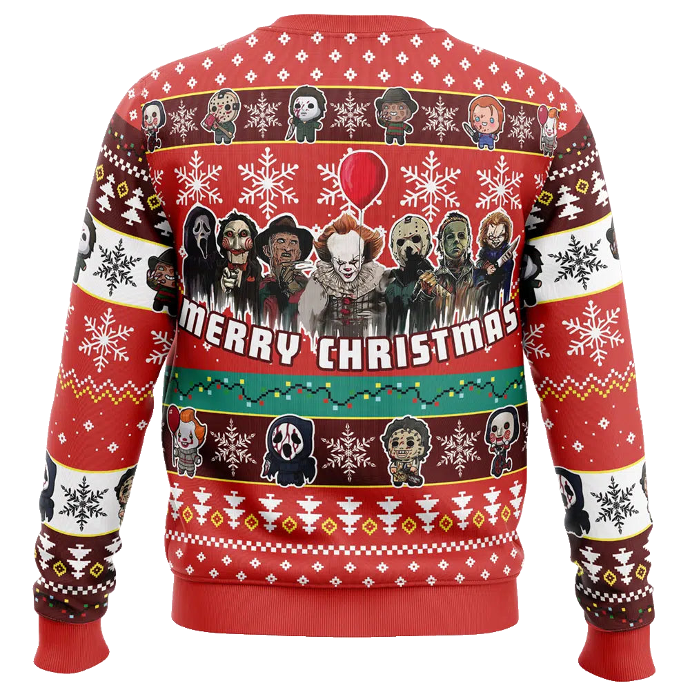 Merry Christmas Nightmares of Halloween Ugly Christmas Sweater – Moonbestprint