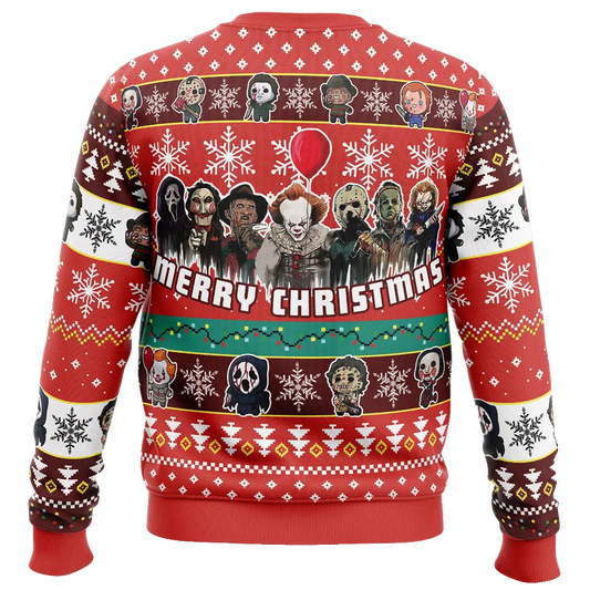 Merry Christmas Nightmares of Halloween Ugly Christmas Sweater – Moonbestprint