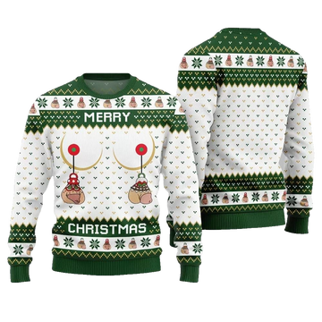 Merry Christmas Humorous Ugly Sweater Christmas 2026 - Moonbestprint