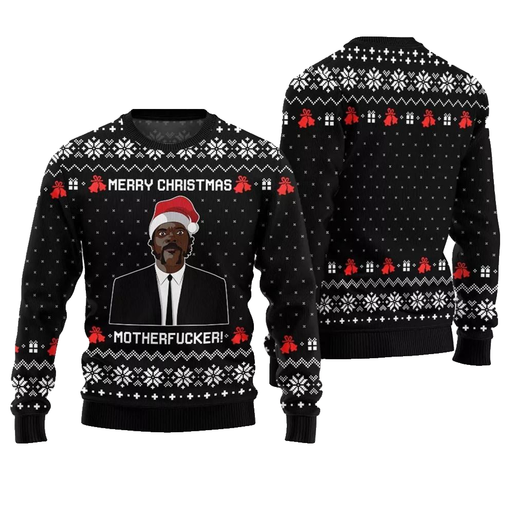 Merry Christmas Dirty Ugly Christmas Sweater - Moonbestprint