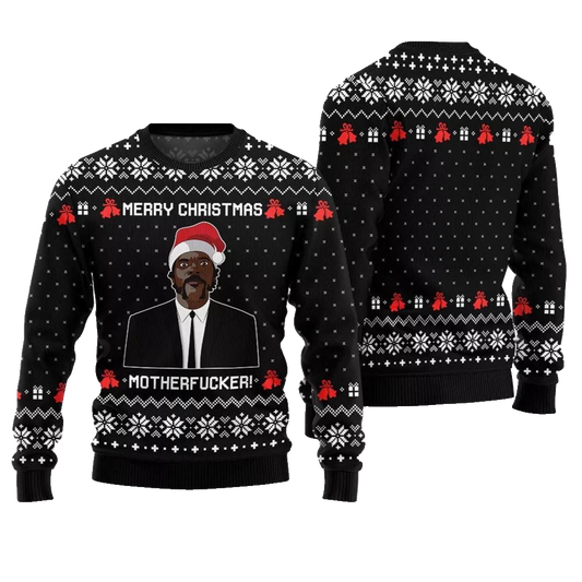 Merry Christmas Dirty Ugly Christmas Sweater - Moonbestprint