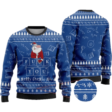 Merry Chemis-mas Science Ugly Christmas Sweater – Moonbestprint